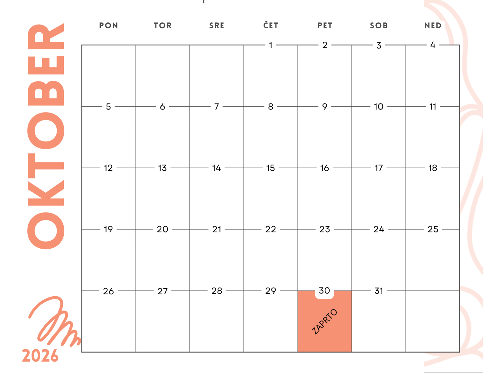 OKTOBER 2026 - 1